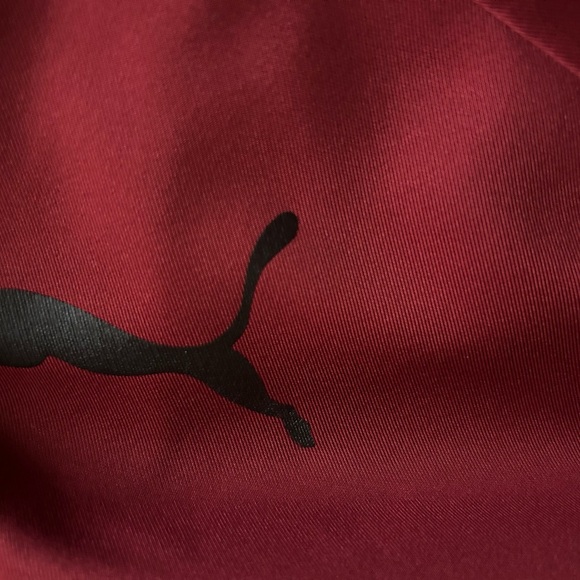 Puma Red Sweatshirt Soft Fleece Quarter-Zip - Picture 8 of 8